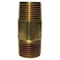 Homeplus+ ATC 3/4 in. MPT X 3/4 in. D MPT Yellow Brass Nipple 6 in. L 6JC126300201055 - alternate 1